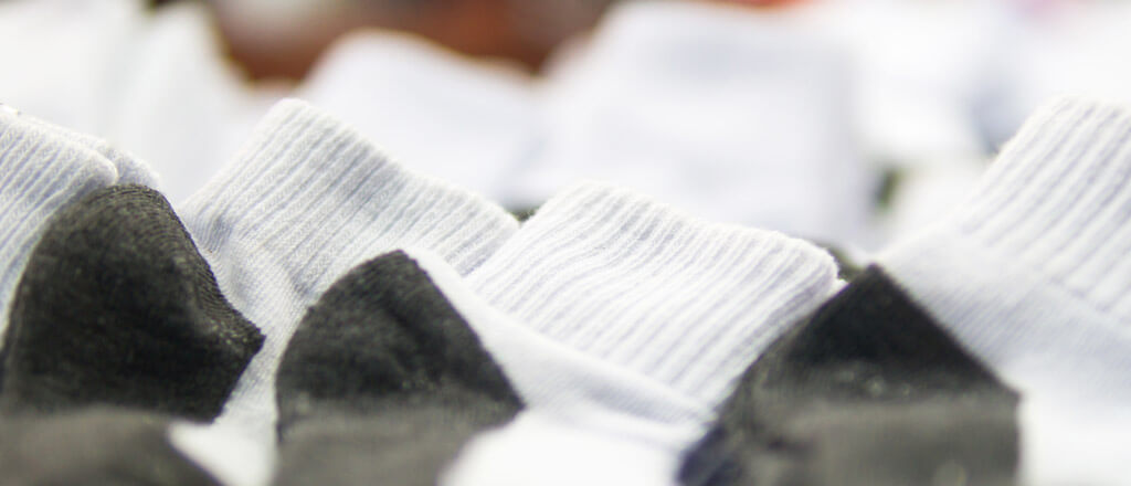 mens and ladies white athletic socks